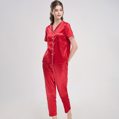 Bộ Đồ Satin Dài Nữ Vincy Thoáng Mát BSD043S11