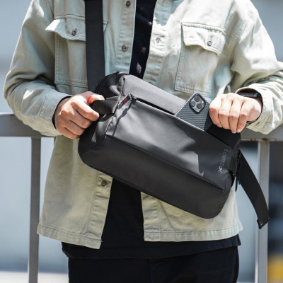 Túi Đeo Chéo TOMTOC Urban Codura Sling Bag Travel & Work Hoàn Hảo Cho Các Chuyến Đi Hàng Chính Hãng