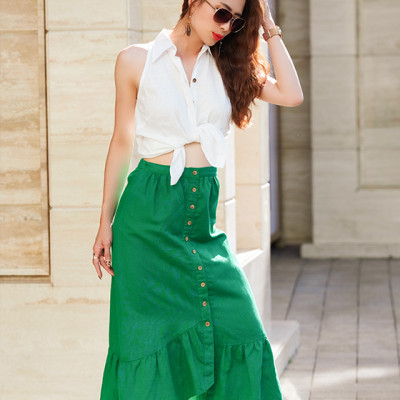 Áo Sơ Mi Halter Calla TOP159 Thời trang thiết kế Hity