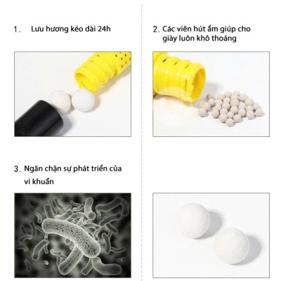 Xịt khử mùi giày ngăn ngừa vi khuẩn và ngăn mùi hôi, mùi khắm giày