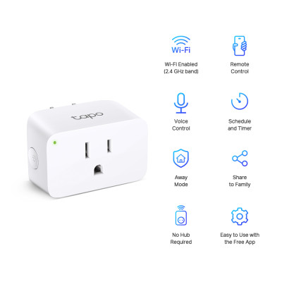 Ổ Cắm Wi-Fi Thông Minh Mini TP-Link Tapo P100 / P105 - Hàng chính hãng
