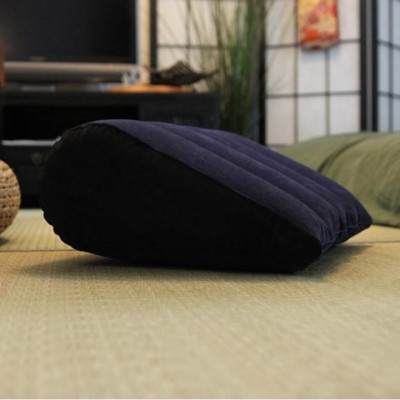 (Tặng Kèm Bơm Tay) Gối Bơm Hơi Tình Nhân Bằng Pvc Dành Cho Cặp Đôi Chơi Game, Ghế Bơm Hơi Tình Yêu Đệm Hông Bền Dày