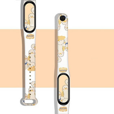 Dây Đeo Cao Su Xiaomi Miband 7 / Mi band 7 hoạ tiết xinh xắn Chất Lượng cao