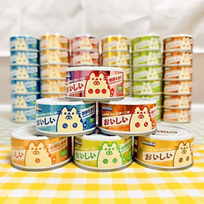 Pate Lon Dạng Soup Thịt Cho Mèo Neeka Nhiều Vị Ngẫu Nhiên Lon 80g