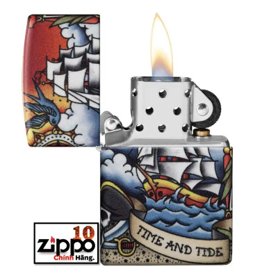 Bật lửa Zippo 49532 Nautical Tattoo Design - Chính hãng 100%