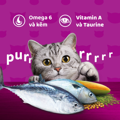 Đồ Ăn Cho Mèo Vị Cá Biển Whiskas Dạng Bao (7kg)