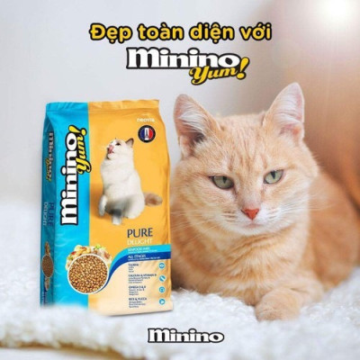 Thức ăn cho mèo MININO YUM vị hải sản - 1,5kg 