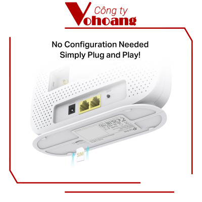 Bộ Phát Wifi Di Động TP-Link TL-MR105 4G LTE Tốc Độ 300Mbps - Hàng Chính Hãng