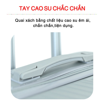 Vali du lịch Vali kéo cao cấp chính hãng Size 24inch  KS-218 - Xanh rêu
