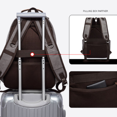 Balo nam nữ vải canvas cao cấp phong cách mới