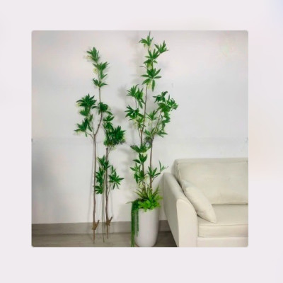 Cây Hoa Thủy Trúc Giả - Cây Thủy Sinh cao 150cm decor phòng khách, phòng bếp, phòng ngủ
