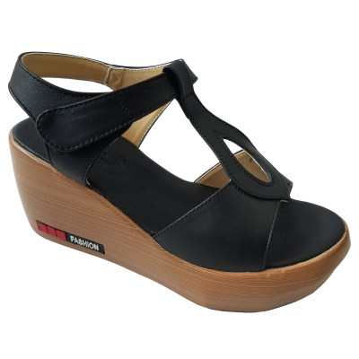 Giày Đế Xuồng Nữ BIGGBEN Da Bò Thật Cao 7 Phân SDX72