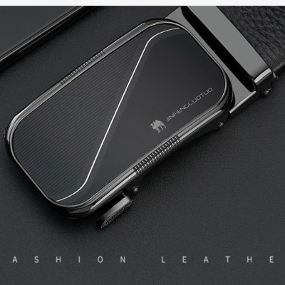 Thắt lưng nam da bò nguyên chất mặt khóa tự động hợp kim cao cấp