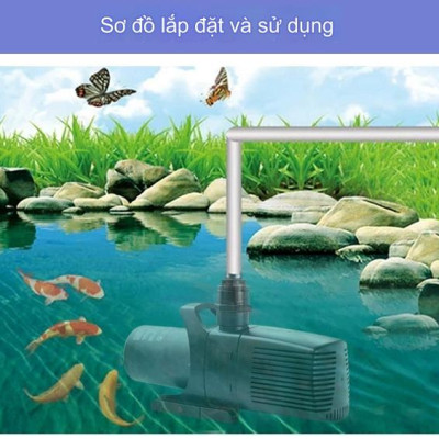 Bơm Hồ Cá Atman MP 5500 (110W, 5700L/H): Mạnh Mẽ, Bền Bỉ Cho Bể Lớn!