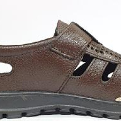 Giầy rọ nam nâu da bò_20868-2