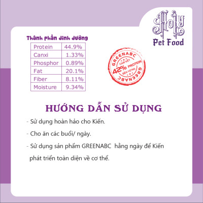 Thức ăn dành cho KIẾN - ANT