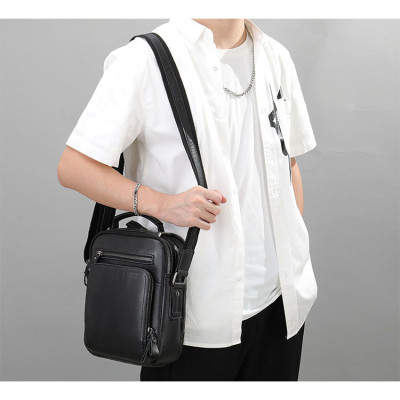Túi đeo chéo nam BAOHA LEATHER BHM6014 Tui đeo vai chuẩn da bò thật