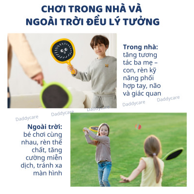 Vợt cầu lông trẻ em Mideer Kids Junior Racket, đồ chơi vận động cho bé