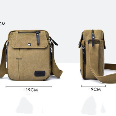 Túi đeo chéo đeo vai nam vải canvas cao cấp phong cách mới