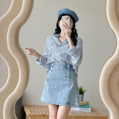 Áo sơ mi mùa hè kiểu dáng thanh lịch, trẻ trung Asley Miều Est.2013