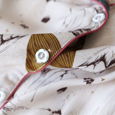 Pijama Mặc Nhà , Đồ Bộ Ngủ Nữ Dài Tay Azuno BN2116 Chất Liệt Cotton Lụa Có Thể Mặc Mùa Hè