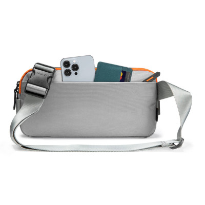 Túi Đeo Chéo TOMTOC Lightweight Codura Sling Bag H02-A04G02 Gray - Hàng Chính Hãng 