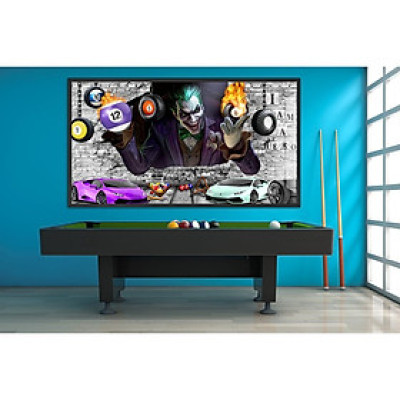 Tranh treo tường tráng gương trang trí tiệm bida - Tranh trang trí quán(Kèm đinh treo)