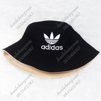 Nón tai bèo thêu 2 mặt thêu hình 3 lá độc đáo thời trang, cá tính phù hợp cho cả nam và nữ