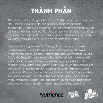 Thức Ăn Cho Mèo Trưởng Thành Nutrience Infusion Bao 2.27kg - Thịt Gà, Rau Củ & Trái Cây Tự Nhiên