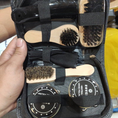 Bộ dụng cụ đánh giày, bộ xi đánh giày 7 món tiện lợi