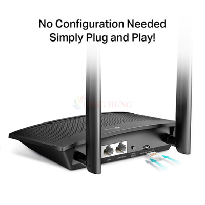 Router Wifi 4G LTE TP-Link chuẩn N 300Mbps TL-MR100 - Hàng chính hãng