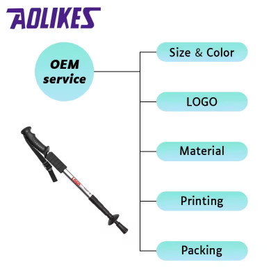 Gậy Leo Núi AOLIKES A-3401 Hợp Kim Nhôm Siêu Nhẹ, Bền Bỉ Vượt Trội
