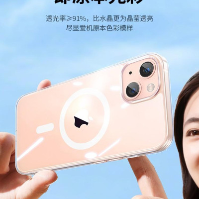 Ugreen UG90132LP537TK Trong Suốt hổ trợ sạc không dây Ốp Lưng Iphone 13 Pro 6.1inch - HÀNG CHÍNH HÃNG