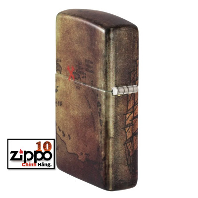 Bật lửa Zippo 49355 Zippo Pirate Ship Design - Chính hãng 100%
