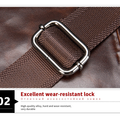 Túi đeo chéo nam DA BÒ THẬT – BEE GEE DCN9378