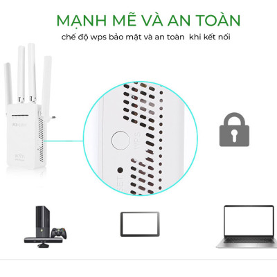 Kích sóng wifi tốc độ cao 4 râu 300M PIX LINK LV-WR09 thiết bị kích sóng phủ rộng giải pháp cho mạng yếu, kết nối đến 50M cực nhanh, cài đặt dễ dàng - Hàng chính hãng