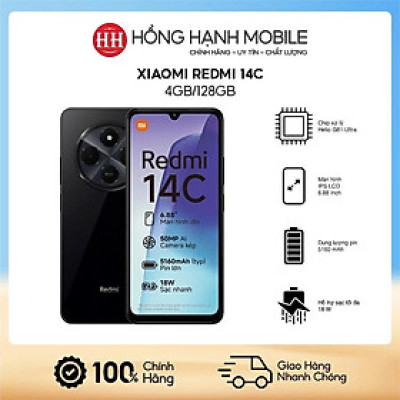 Điện Thoại Xiaomi Redmi 14C 4GB/128GB - Hàng Chính Hãng