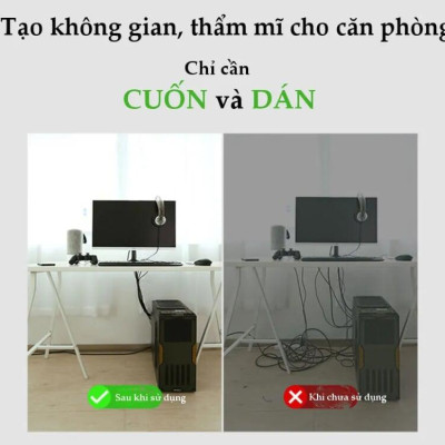 Ugreen UG2031420314TK 17.8CM Dây dán Velcro đa năng tiện dụng - HÀNG CHÍNH HÃNG