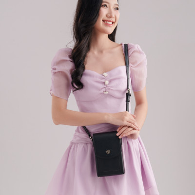 Túi Yuumy ( Thời trang nữ mini đựng điện thoại - Túi đeo chéo da Seasand YN239 )