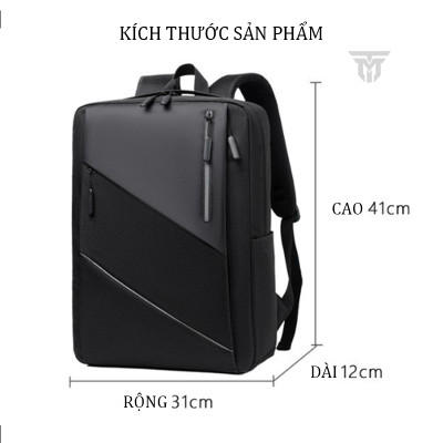 Balo Nam Đa Chức Năng Teement, Đựng Vừa Laptop 15.6 Inch Siêu Nhẹ, Chống Xước , Chống Nước Hiệu Quả - Hàng Chính Hãng