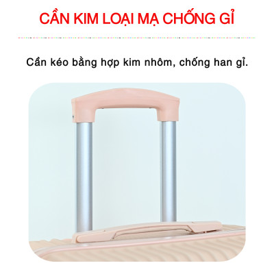 Vali Du Lịch Cao Cấp Size 24inch - Bảo Hành 5 Năm  KS-T01 - Cam