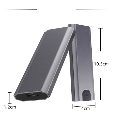 Hộp Box đựng ổ cứng đa năng SSD M2 NVME và M2 SATA NGFF kèm cáp USB A và Type C kèm theo - Hàng chính hãng