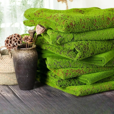 Thảm rêu giả làm tường sen đá, tiểu cảnh - Cây giả, hoa lụa Decor trang trí nhà cửa
