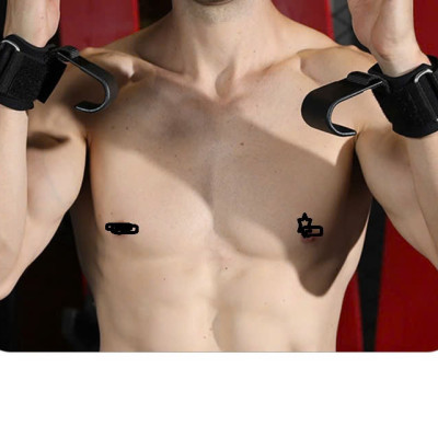 Quấn Cổ Tay Tập Xà Đơn Có Móc Thép (3 Màu) , Găng Tay Có Móc Nâng Tạ