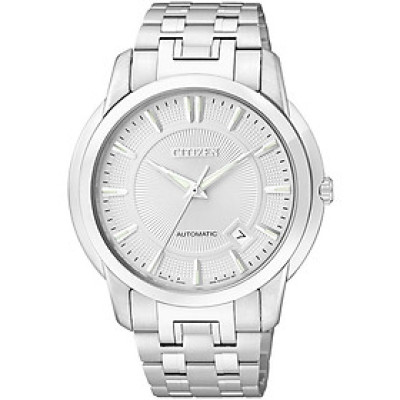 Đồng Hồ Nam Citizen Dây Thép Không Gỉ NB0020-55B - Mặt Bạc (Sapphire)