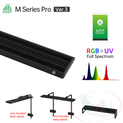 Đèn led Week Aqua New M series Ver.3 RGB UVA quang phổ bể thủy sinh cá tép cảnh