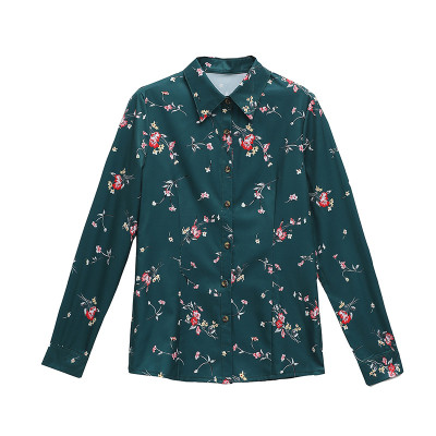 Áo sơ mi nữ thời trang xuân thu Haint Boutique, áo sơ mi voan phong cách Hàn Quốc SM15