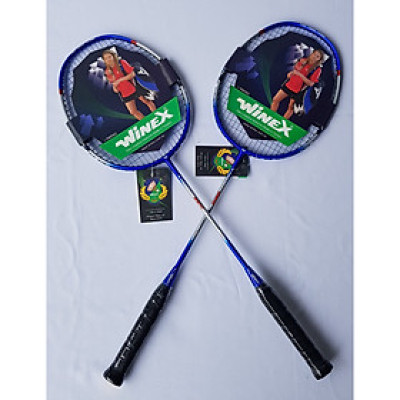 VỢT CẦU LÔNG CÓ ĐAN DÂY WINEX TAIWAN NANOTEC 9910 : XANH  - 01 CẶP (2 CÂY) 