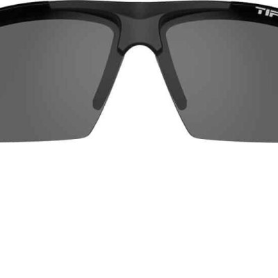 Kính mát thể thao Unisex Tifosi Track - Gọng Gloss Black, Tròng Smoke