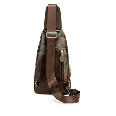 Túi đeo chéo nam DA BÒ THẬT – BEE GEE DCN9344